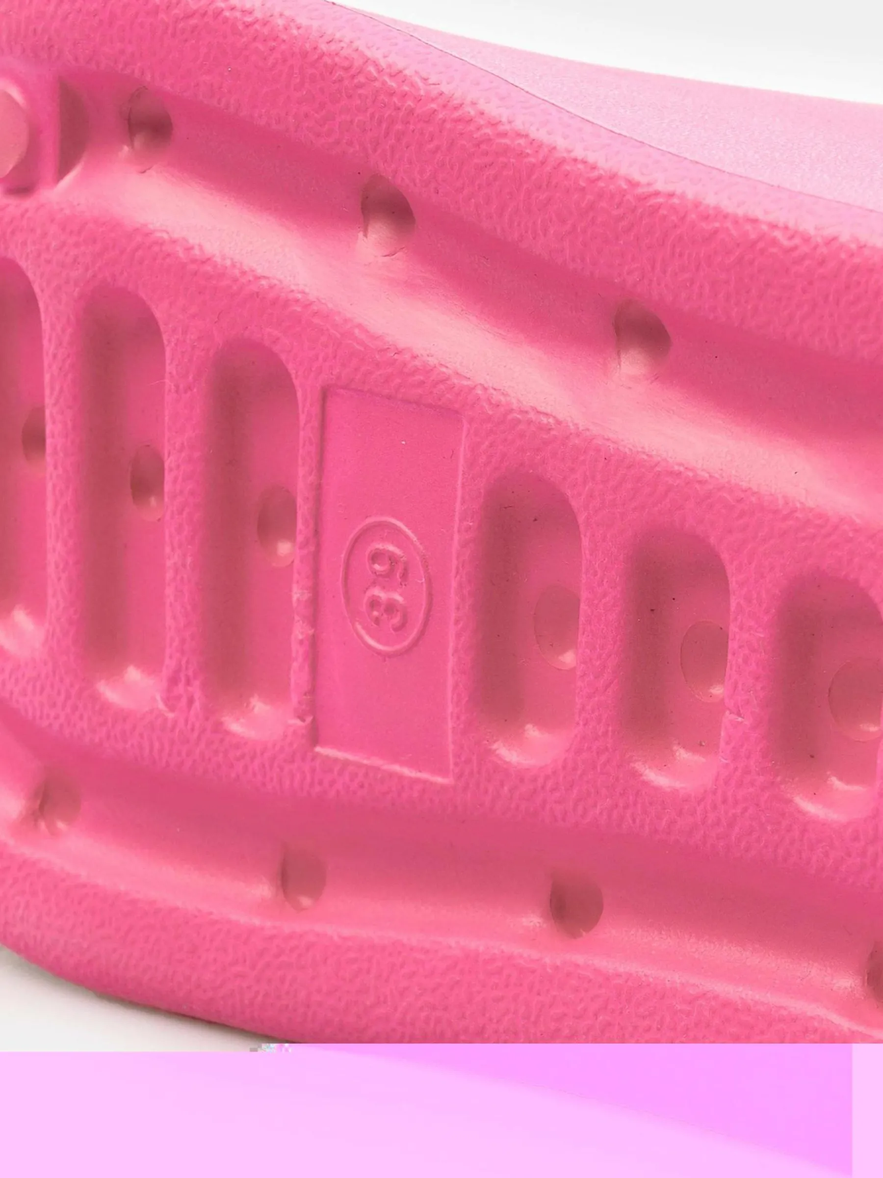 GATE Gumowe klapki na wysokiej platformie| Buty