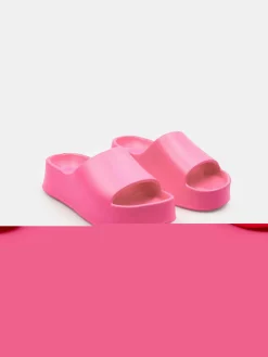 GATE Gumowe klapki na wysokiej platformie| Buty