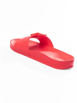 GATE Gumowe klapki z klamrą| Buty