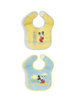 GATE Gumowy śliniaczek z Myszką Miki|Dzieci Akcesoria|Baby