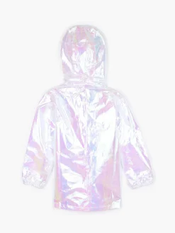 GATE Holograficzna kurtka przejściowa z kapturem dla dziewczynki|Dzieci Dziewczynki·Kurtki I Płaszcze