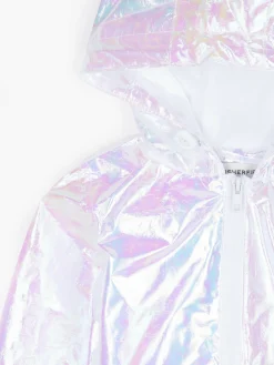 GATE Holograficzna kurtka przejściowa z kapturem dla dziewczynki|Dzieci Dziewczynki·Kurtki I Płaszcze