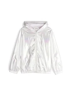 GATE Holograficzna przejściowa kurtka z kapturem|Dzieci Dziewczynki·Kurtki I Płaszcze