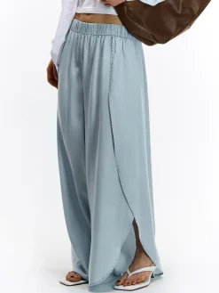 GATE Jasne jeansy z rozcięciami| Spodnie·Jeansy