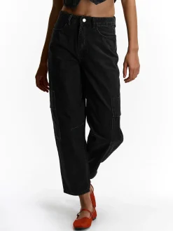 GATE Jeansy cargo| Spodnie·Jeansy