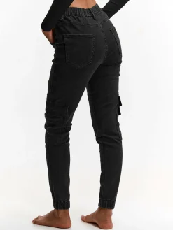 GATE Jeansy cargo typu jogger| Spodnie·Jeansy