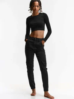 GATE Jeansy cargo typu jogger| Spodnie·Jeansy