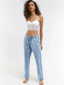 GATE Jeansy mom fit| Spodnie·Jeansy