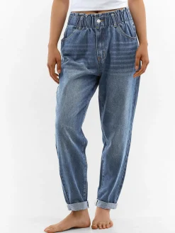 GATE Jeansy paperbag| Spodnie·Jeansy