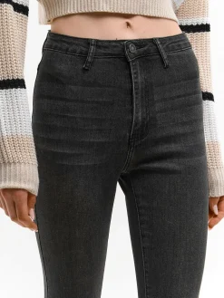 GATE Jeansy skinny z wysokim stanem| Spodnie·Jeansy