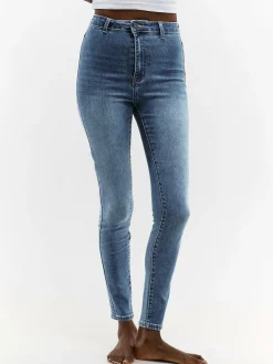 GATE Jeansy skinny z wysokim stanem| Spodnie·Jeansy