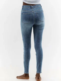 GATE Jeansy skinny z wysokim stanem| Spodnie·Jeansy