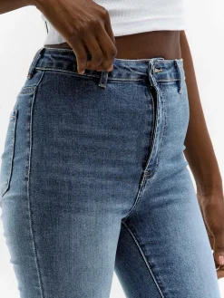GATE Jeansy skinny z wysokim stanem| Spodnie·Jeansy
