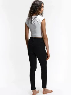 GATE Jeansy skinny z wysokim stanem| Spodnie·Jeansy