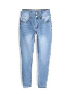 GATE Jeansy skinny z wysokim stanem| Spodnie·Jeansy