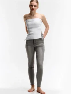 GATE Jeansy skinny z wysokim stanem| Spodnie·Jeansy