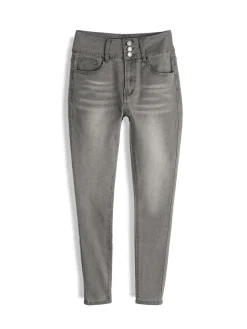 GATE Jeansy skinny z wysokim stanem| Spodnie·Jeansy