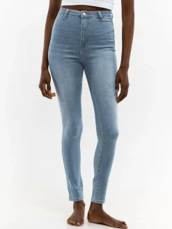GATE Jeansy skinny z wysokim stanem| Spodnie·Jeansy
