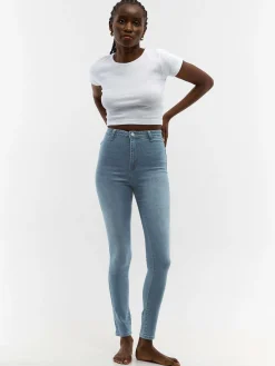 GATE Jeansy skinny z wysokim stanem| Spodnie·Jeansy