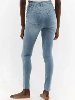 GATE Jeansy skinny z wysokim stanem| Spodnie·Jeansy
