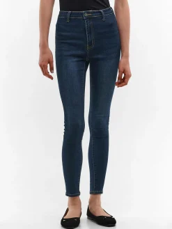 GATE Jeansy skinny z wysokim stanem| Spodnie·Jeansy