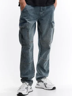 GATE Jeansy typu cargo| Spodnie·Jeansy