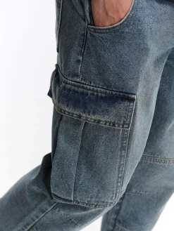 GATE Jeansy typu cargo| Spodnie·Jeansy