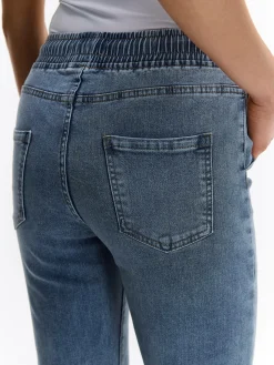 GATE Jeansy typu jogger z elastyczną talią| Spodnie·Jeansy