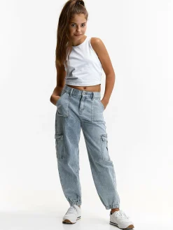 GATE Jeansy z kieszeniami|Dzieci Dziewczynki·Spodnie I Legginsy