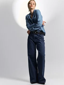 GATE Jeansy z szeroką nogawką| Spodnie·Jeansy