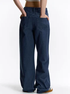 GATE Jeansy z szeroką nogawką| Spodnie·Jeansy