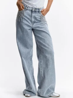 GATE Jeansy z szeroką nogawką| Spodnie·Jeansy