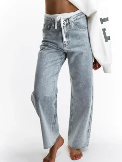 GATE Jeansy z szeroką nogawką| Spodnie·Jeansy