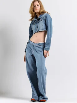 GATE Jeansy z szeroką nogawką| Spodnie·Jeansy