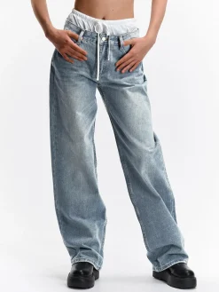 GATE Jeansy z szeroką nogawką| Spodnie·Jeansy