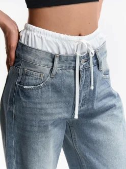 GATE Jeansy z szeroką nogawką| Spodnie·Jeansy