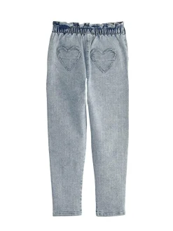 GATE Jeansy z tylnymi kieszeniami w kształcie serca|Dzieci Dziewczynki·Spodnie I Legginsy