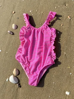 GATE Jednoczęściowy kostium kąpielowy z falbankami|Dzieci Dziewczynki·Stroje Kąpielowe