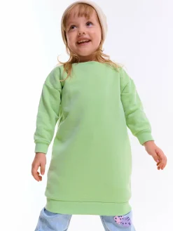 GATE Jednokolorowa bluza oversize bez nadruku dla dziewczynki|Dzieci Dziewczynki·Bluzki