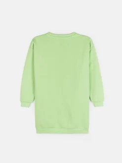 GATE Jednokolorowa bluza oversize bez nadruku dla dziewczynki|Dzieci Dziewczynki·Bluzki