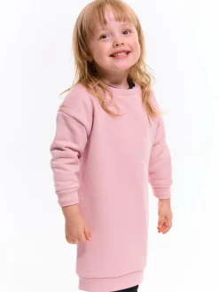 GATE Jednokolorowa bluza oversize bez nadruku dla dziewczynki|Dzieci Dziewczynki·Bluzki