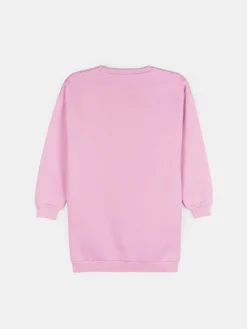 GATE Jednokolorowa bluza oversize bez nadruku dla dziewczynki|Dzieci Dziewczynki·Bluzki