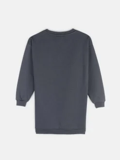 GATE Jednokolorowa bluza oversize bez nadruku dla dziewczynki|Dzieci Dziewczynki·Bluzki