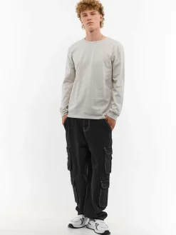 GATE Jerseyowa koszulka z patentami| Koszulki·Koszulki Z Długim Rękawem|Koszulki·Basic Koszulki I Podkoszulki