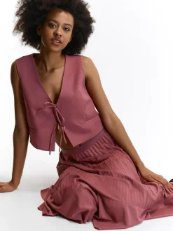 GATE Kamizelka do wiązania| Kurtki I Płaszcze·Żakiety|Kategorie·Kamizelki