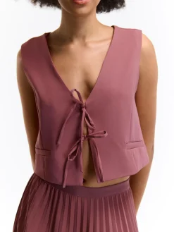 GATE Kamizelka do wiązania| Kurtki I Płaszcze·Żakiety|Kategorie·Kamizelki