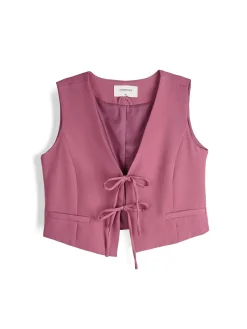 GATE Kamizelka do wiązania| Kurtki I Płaszcze·Żakiety|Kategorie·Kamizelki