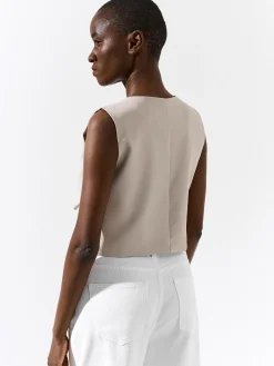 GATE Kamizelka do wiązania| Kurtki I Płaszcze·Żakiety|Kategorie·Kamizelki