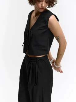 GATE Kamizelka do wiązania| Kurtki I Płaszcze·Żakiety|Kategorie·Kamizelki