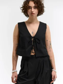 GATE Kamizelka do wiązania| Kurtki I Płaszcze·Żakiety|Kategorie·Kamizelki